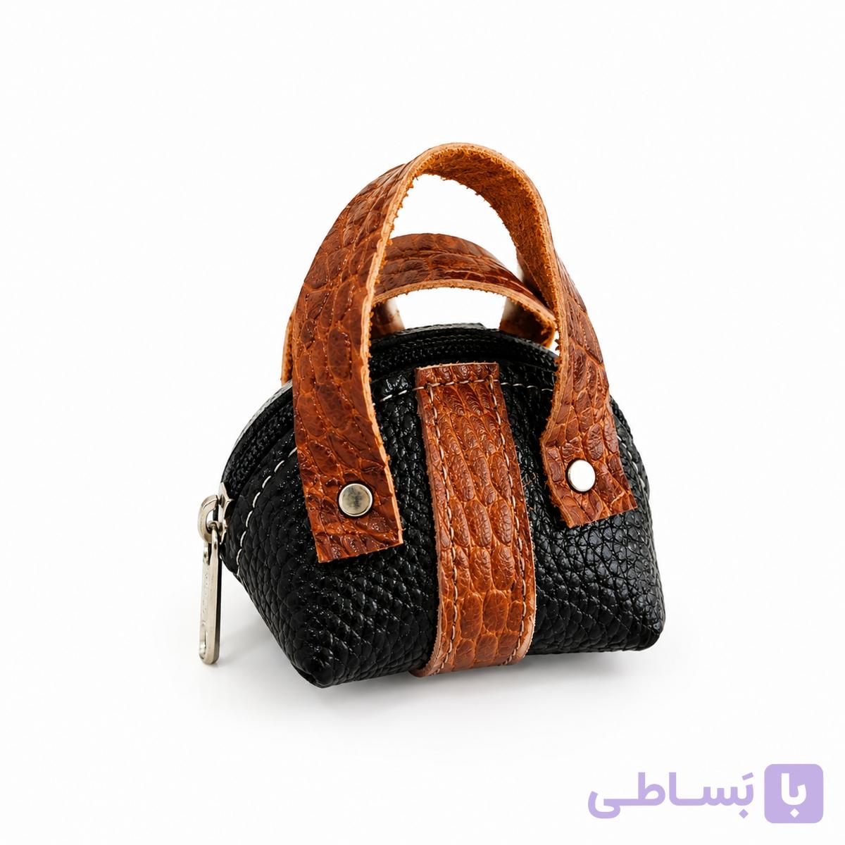 کیف جاکلید و فلش تمام چرم طبیعی /mini376 — تصویر 1