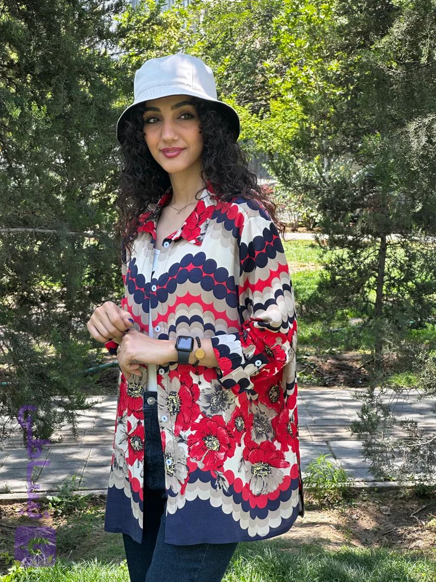 شومیز زنانه نخی ترک