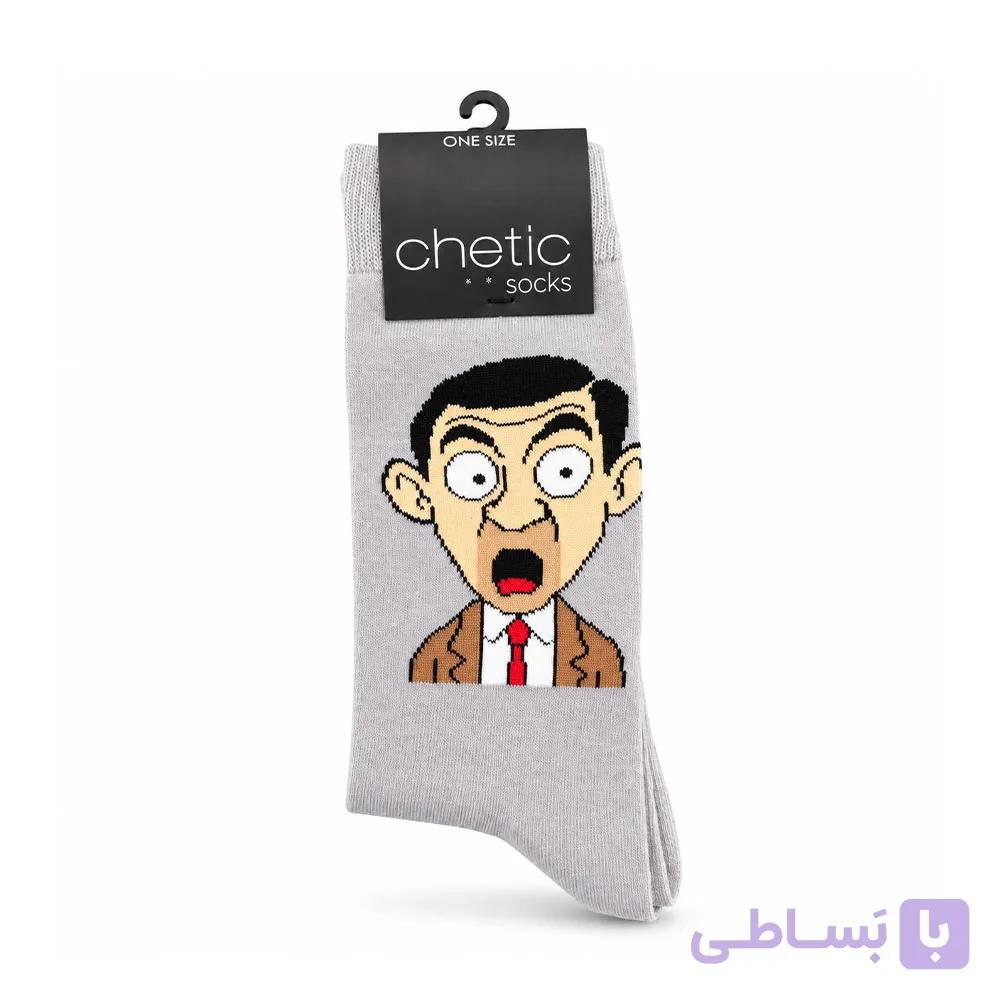جوراب ساق‌دار فانتزی مردانه و زنانه Chetic | طرح زرافه عینکی