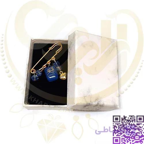 جعبه جواهرات گوشواره هاردباکس سنگ سفید — تصویر 1