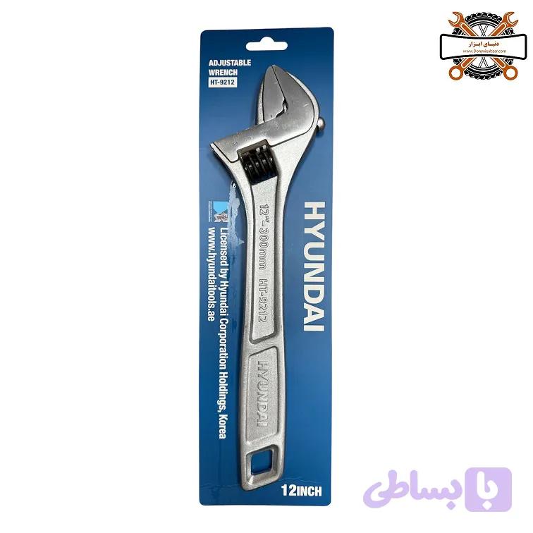 آچار فرانسه 12 اینچ هیوندای HYUNDAI مدل HT-9212