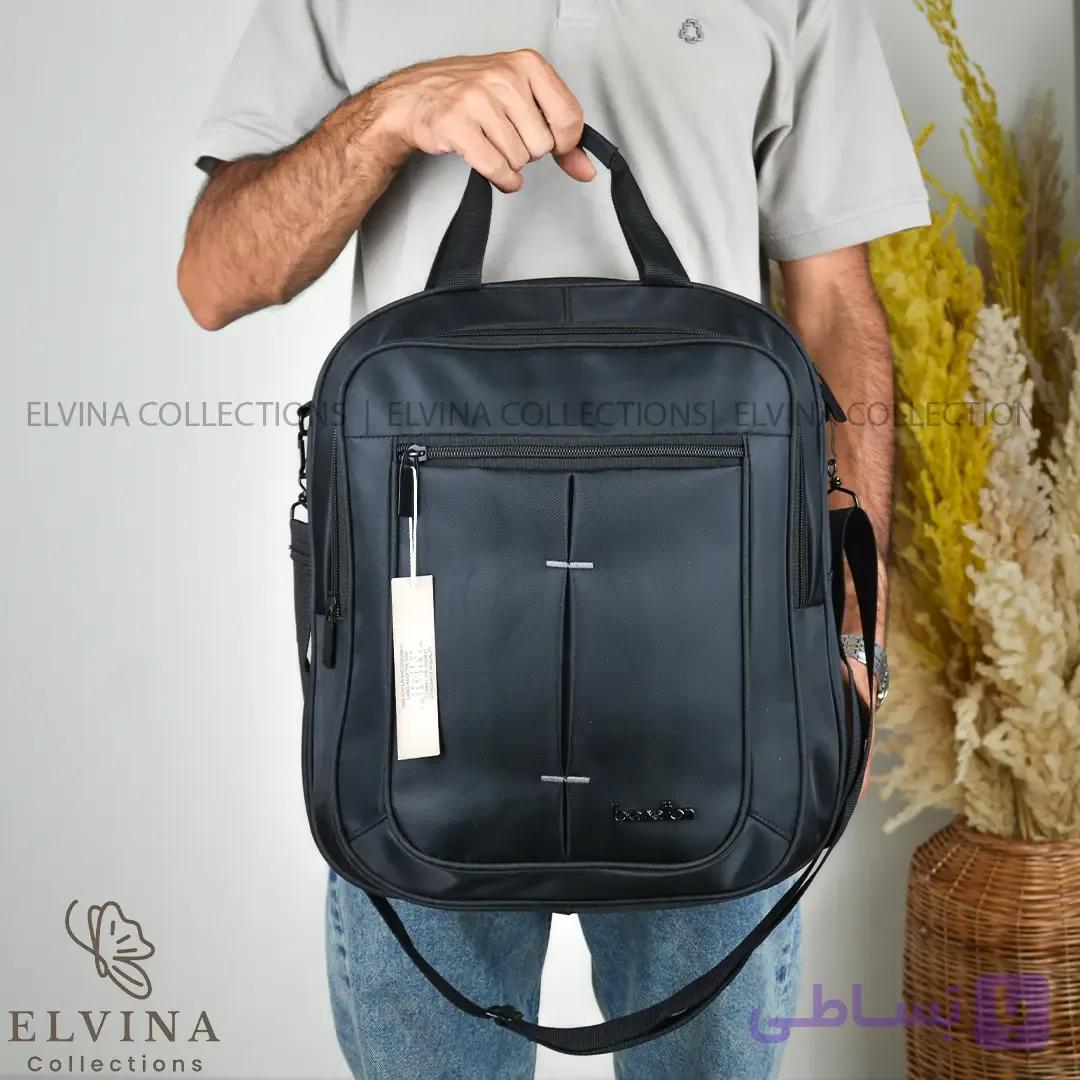 کیف سه کاره بنتون کد 1801 دستی دوشی کوله ای — تصویر 1