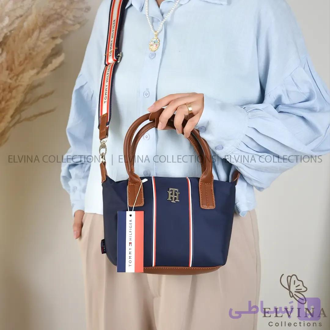 کیف دخترانه شیک نیلا طرح تامیTOMMY دستی دوشی — تصویر 1