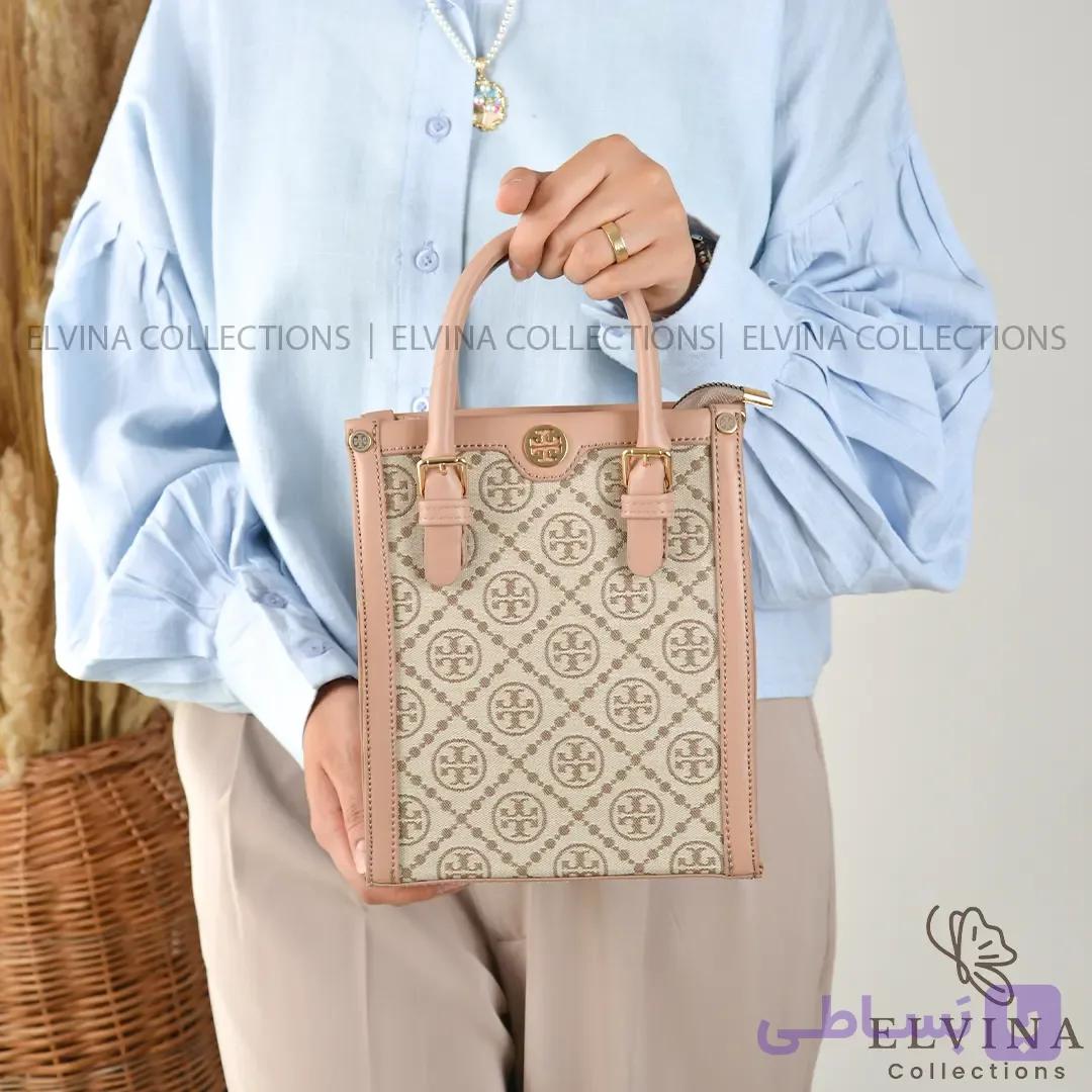 کیف دخترانه شیک سپینود طرح توری برچ Tory Burch — تصویر 1