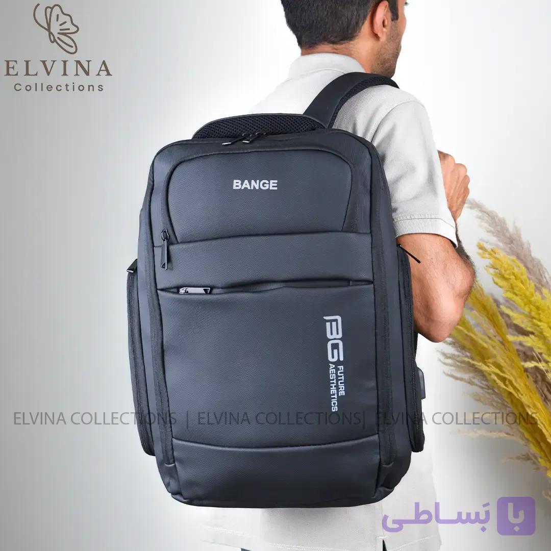 کوله پشتی لپتاپ بنج BANGE دارای کاور لپتاپ مجزا کد 1794 — تصویر 1