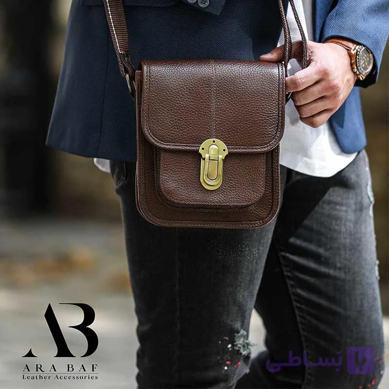 کیف دوشی قفل دار  مدل AB-M-2009