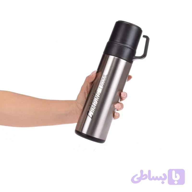 فلاسک استیل کمپینگ ۶۰۰ میلی رنگی — تصویر 1