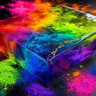 رنگ پودری فلورسنت پپوکسی ۲۵ گرمی