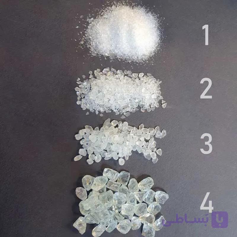 کریستال بی رنگ 150 گرمی
