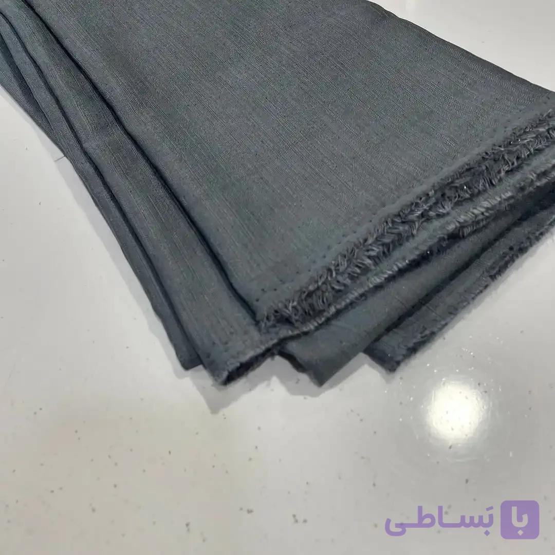 کتان لمه ژاکارد طوسی — تصویر 1