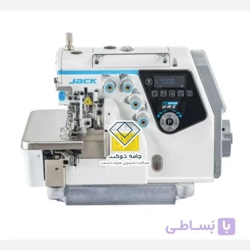 چرخ خیاطی صنعتی سردوز شش نخ جک (Urus) C7-6 — تصویر 1