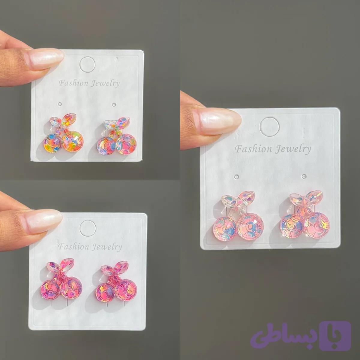 گوشواره البالو رنگی