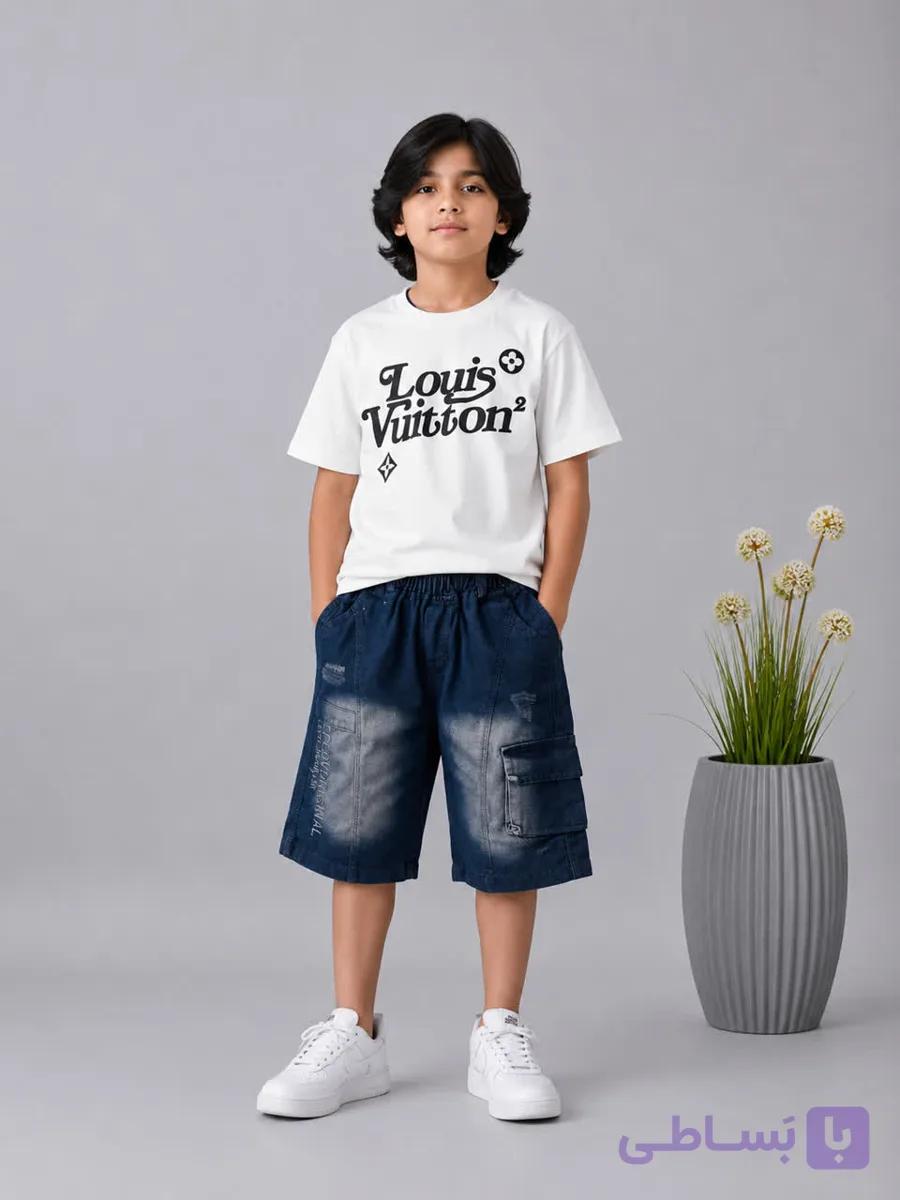 تیشرت شلوارک بچگانه LOUIS VUITTON سایز45تا65 کد 2005030 — تصویر 1