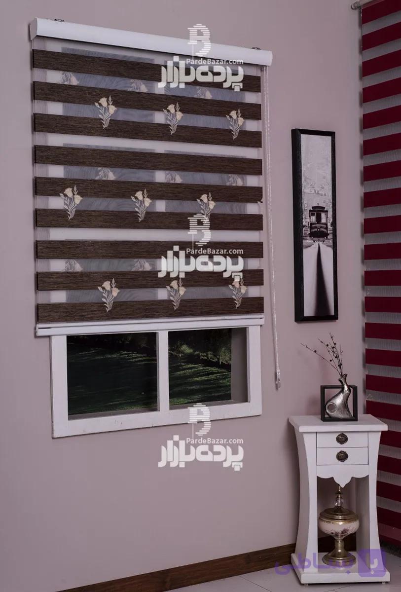 پرده زبرا مدل گلدوزی IPK 8442-Z V-04 — تصویر 1