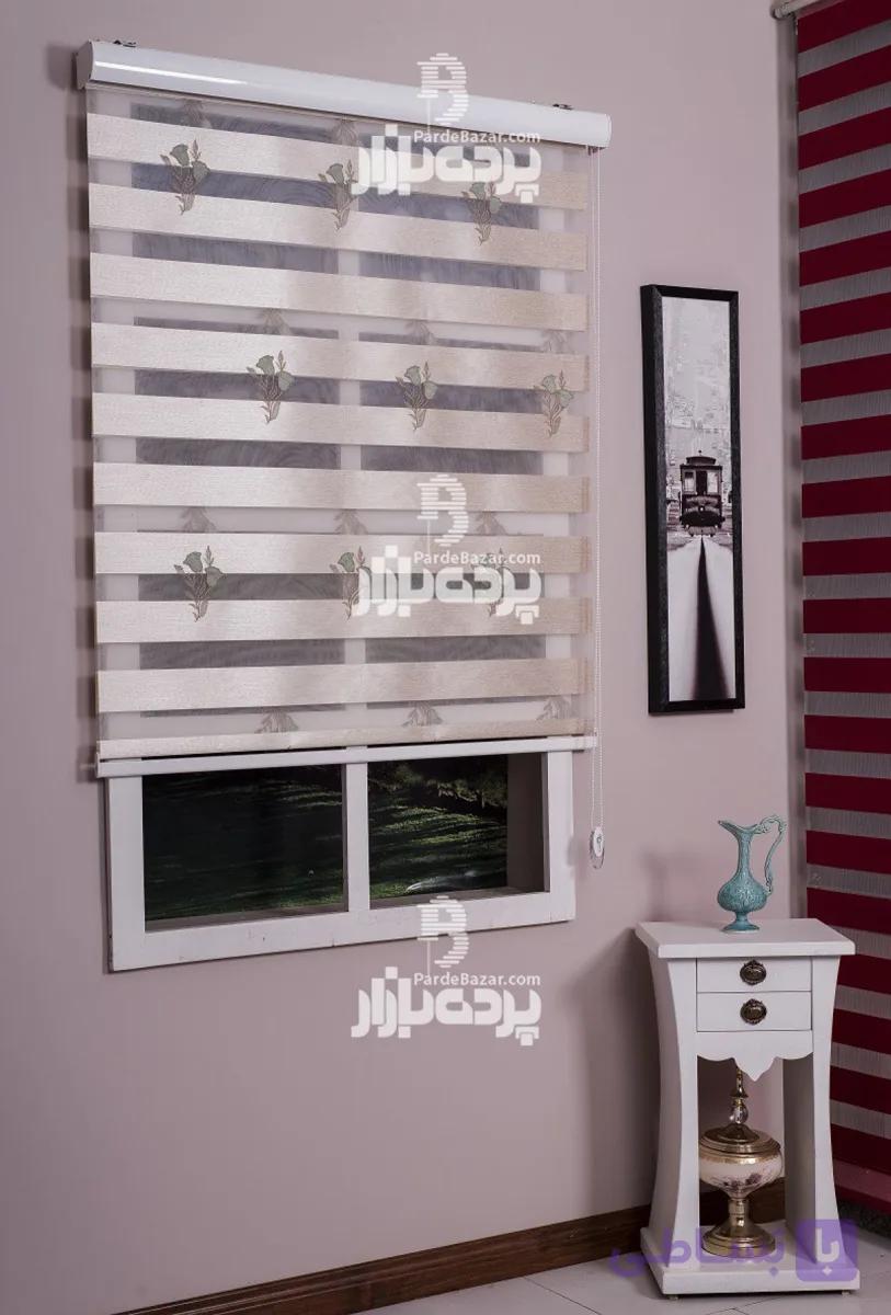 پرده زبرا مدل گلدوزی IPK 8442-Z V-03 — تصویر 1