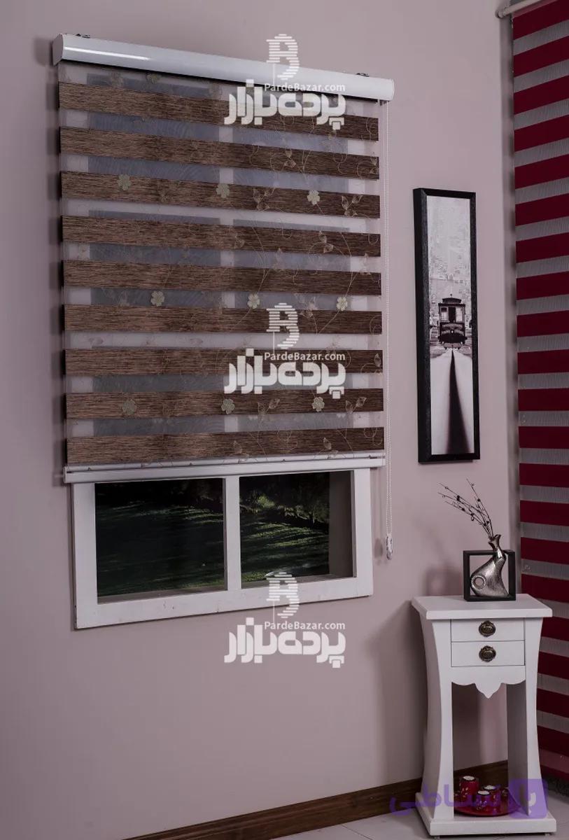 پرده زبرا مدل گلدوزی IPK 8495-Z V-04 — تصویر 1