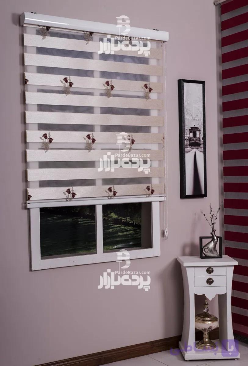 پرده زبرا مدل گلدوزی IPK 8442-Z V-02 — تصویر 1