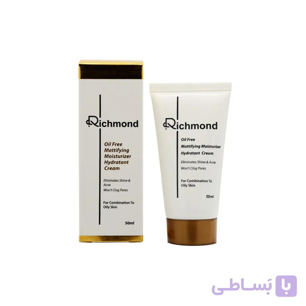 کرم مرطوب کننده ریچموند مدل فاقد چربی حجم 50 میلی لیتر