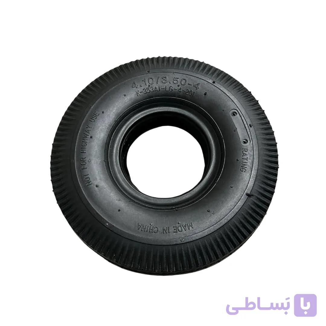 لاستیک تیوپلس سایز 4.10/3.50-4 (350×10) مخصوص اسکوتر و موتور برقی
