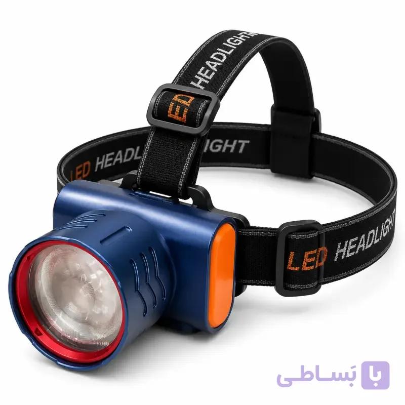 چراغ پیشانی اسمال سان مدل کیف دار ZY-H136 با نور مهتابی — تصویر 1
