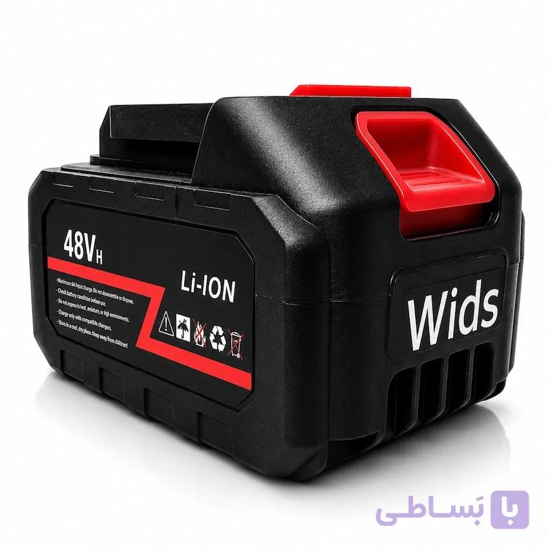 باتری جانبی لیتیومی  ویدز مدل 48VH مناسب (پنکه-جت فن-دریل) — تصویر 1