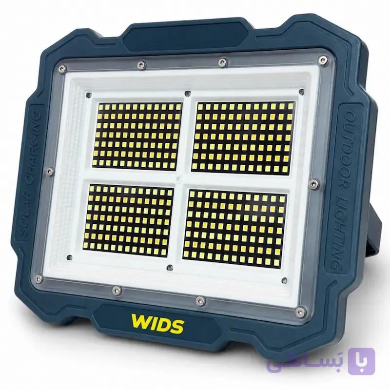 پروژکتور شارژی و خورشیدی ویدز 350 وات مدل 3PANEL SOLAR — تصویر 1