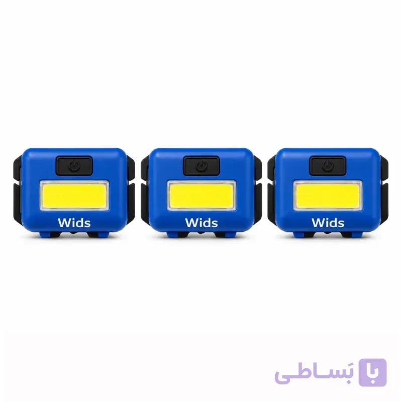 چراغ پیشانی ویدز مدل باتری خور بسته 3 عددی — تصویر 1
