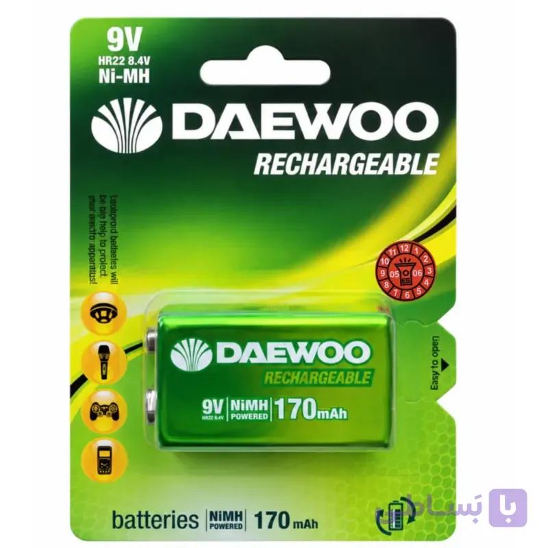 باتری کتابی قابل شارژ دوو مدل 9v — تصویر 1