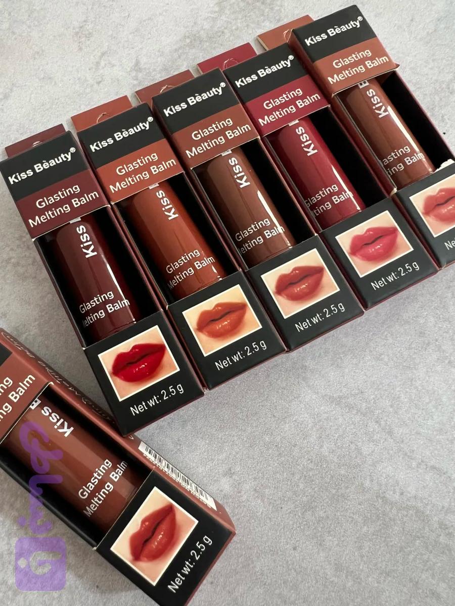 رژلب جامد kiss beauty