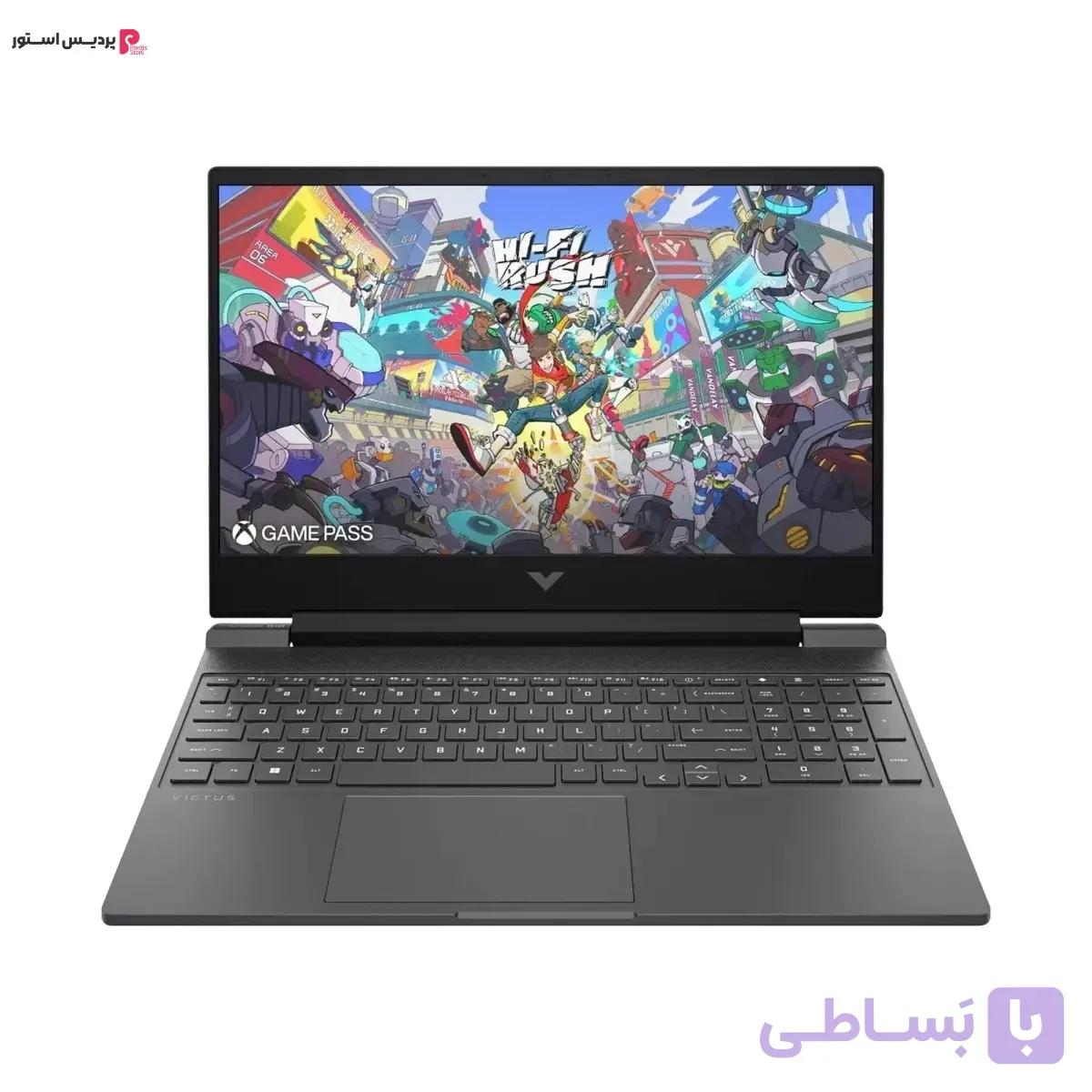 لپ تاپ گیمینگ اچ پی HP Victus 15-FA2088NE Core 7 240H 16GB 1TB 8GB 5050 FHD 144Hz — تصویر 1