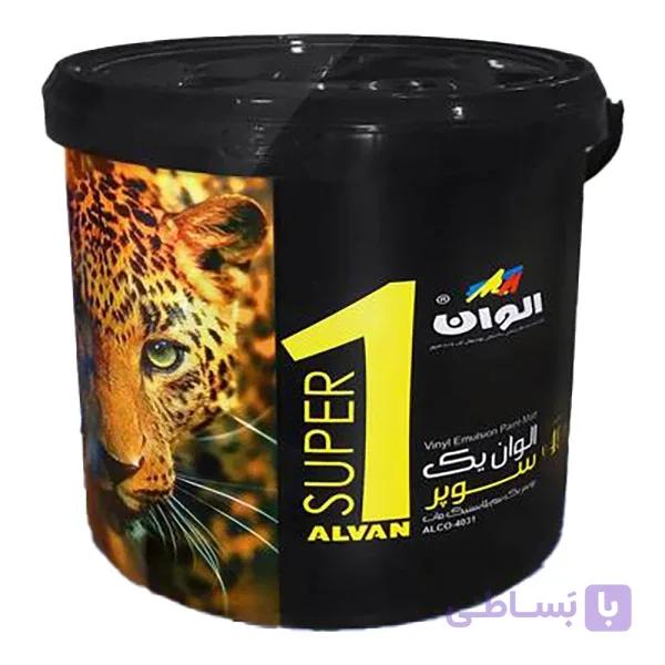 رنگ نیم پلاستیک سوپر ۱ الوان پلنگی ۱۲ کیلویی