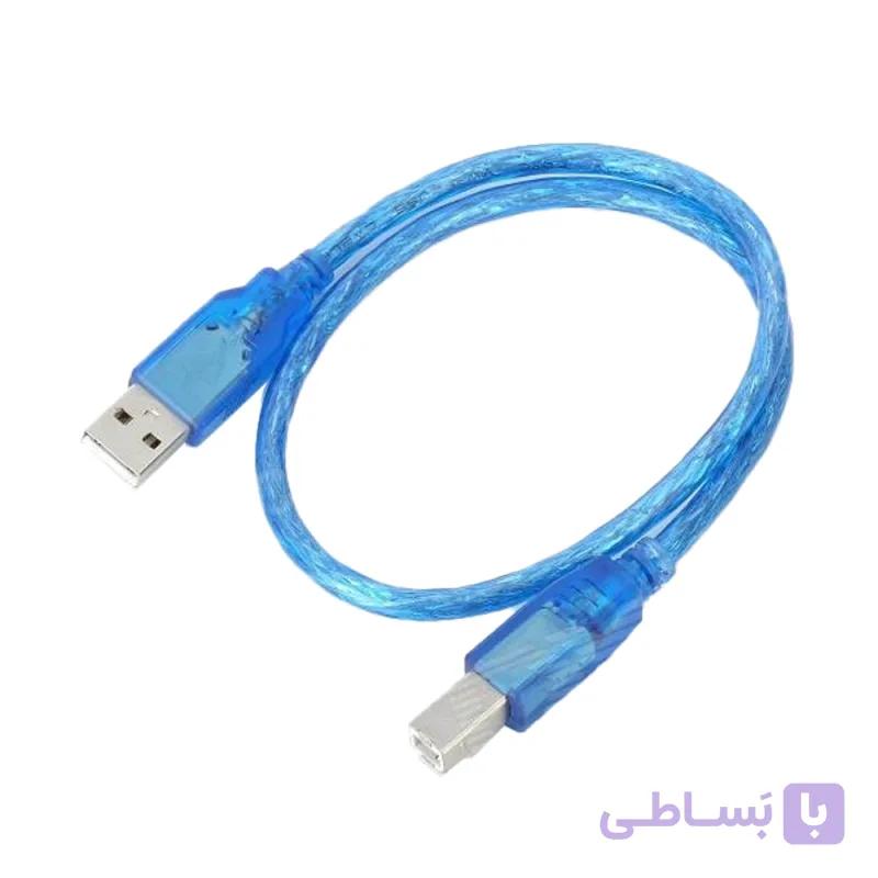 کابل USB پرینتر مدل USB-A/B طول 0.5 متر شیلدار — تصویر 1
