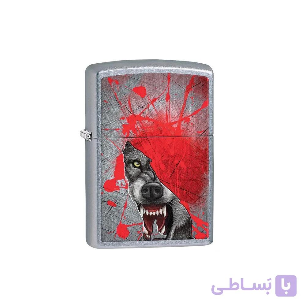 فندک سیگار زیپو – GRUNGE HOWLING WOLF — تصویر 1