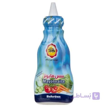 سس مایونز 330 گرمی بهروز پت Mayonesa Behrooz – Botella de Plástico (PET) de 330 g