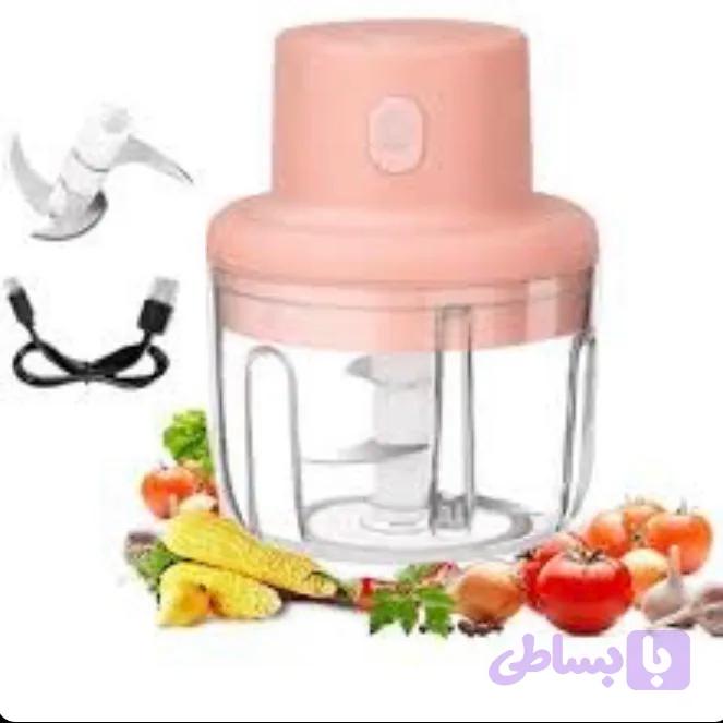 مینی خردکن شارژی وارداتی اورجینال سه تیغه | آماده سازی سریع موادغذایی در چند ثانیه