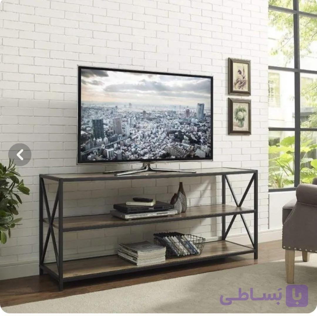 میز تلویزیون چوب فلز مدل ارژن