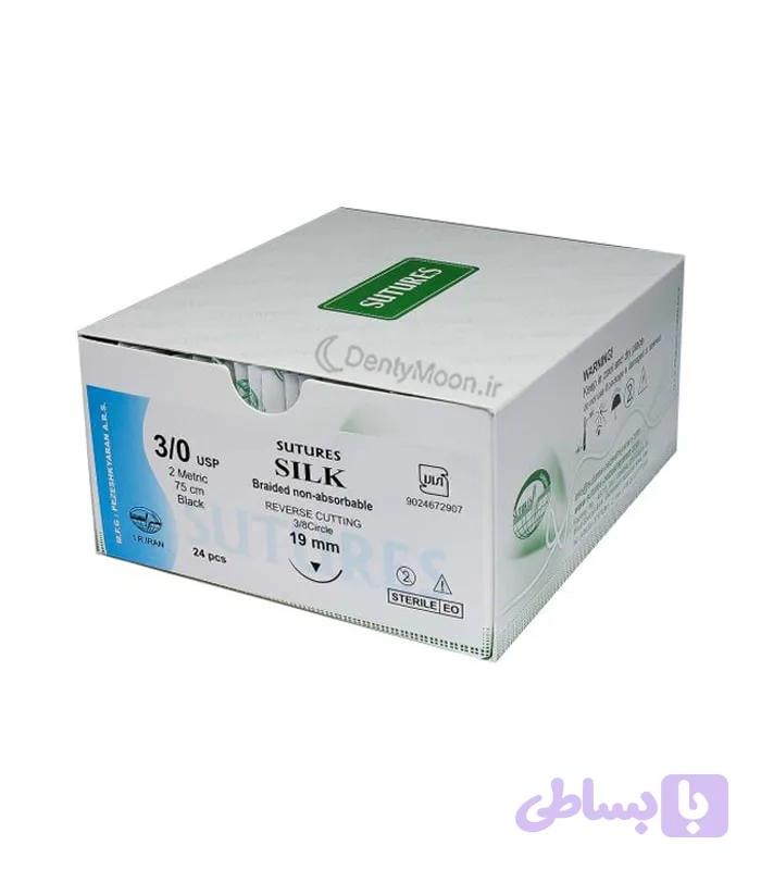 نخ بخیه سیلک سوچرز Silk Surgical Sutures — تصویر 1