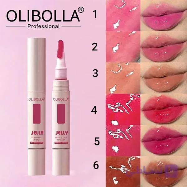بالم لب براش دار ژله ای OLIBOLLA رژ خیس