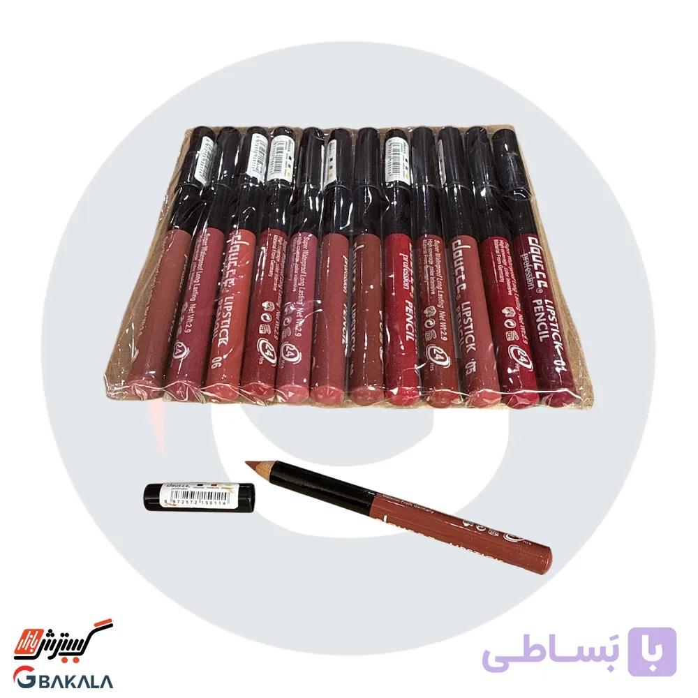 رژ لب مدادی 12 عددی
