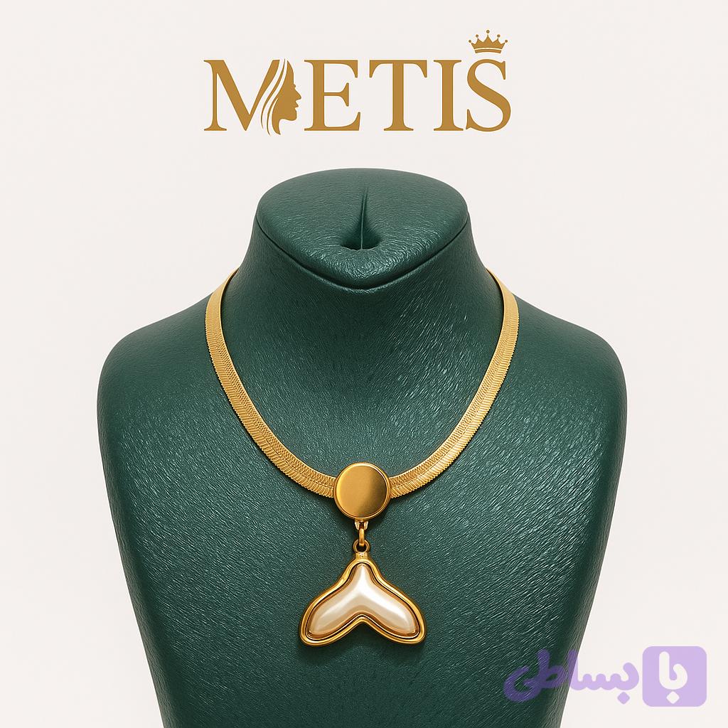 گردنبند ماری پلاک دار اویز کد 2