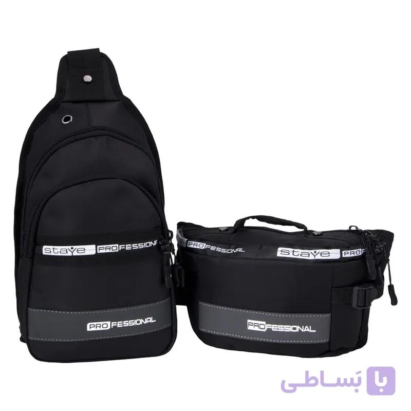 کیف کراس بادی مدل NU-00988 به همراه کیف کمری