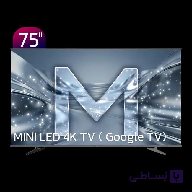 تلویزیون ۷۵ اینچ QLED هوشمند 4K ایکس‌ویژن مدل 75XCU900 با Google TV — تصویر 1