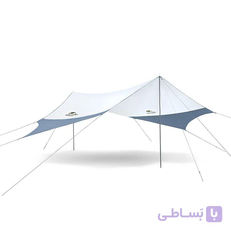 سایه بان (تارپ)  نیچرهایک 14 متر مربع مدل hexagon به همراه 2 تیرک | NH16T012-S