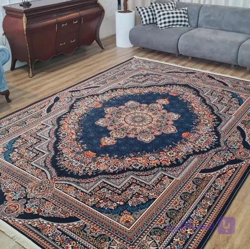 فرشینه کیفیت +A هایژنیک طرح سنتی کمانگیر U584 (پس کرایه) — تصویر 1