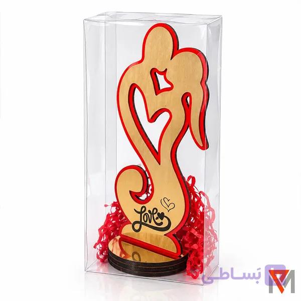 استند دکوری عاشقانه love طرح قلب — تصویر 1