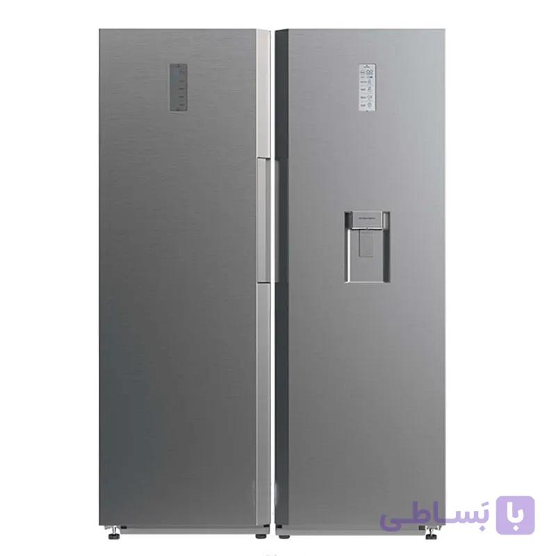 یخچال و فریزر 40 فوت ساید بای ساید دوو مدل SRF-21SS — تصویر 1