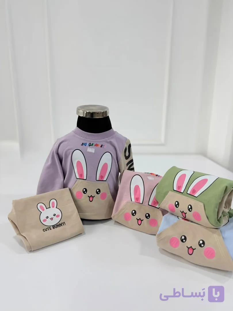 کد ۴۳۸۰ بلوز شلوار cute bunny — تصویر 1