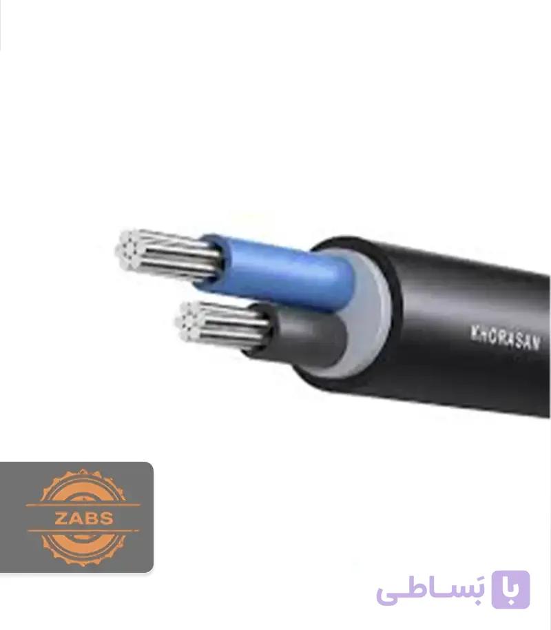 کابل برق آلومینیومی 2 در 25 با روکش PVC و عایق XLPE خراسان افشار نژاد — تصویر 1