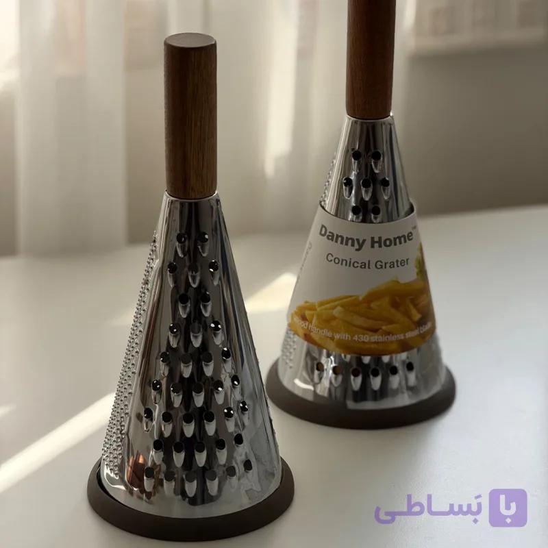 رنده استیل دسته چوبی Danny home — تصویر 1