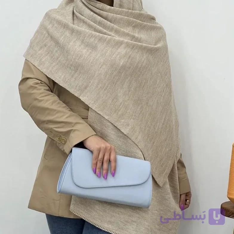 شال بافت ساده زنانه با ارسال رایگان
